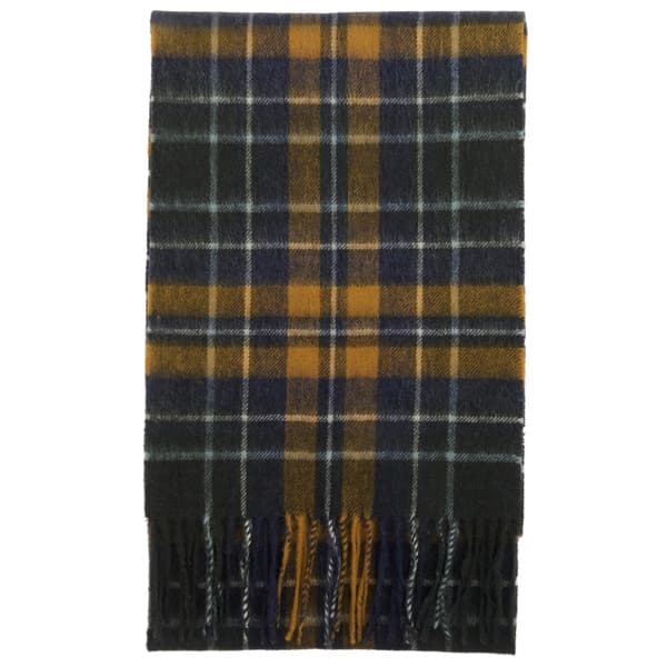 New Check Tartan Scarf Forest/Bronze Brown, view: 1