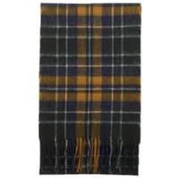 New Check Tartan Scarf Forest/Bronze Brown - view: 1