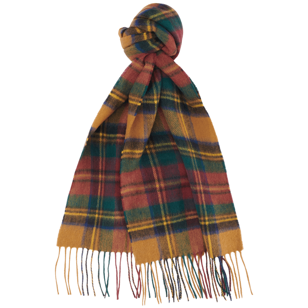 New Check Tartan Scarf Harvest Gold, view: 1