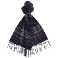 New Check Tartan Scarf Navy/Dark Ginger - view: 1