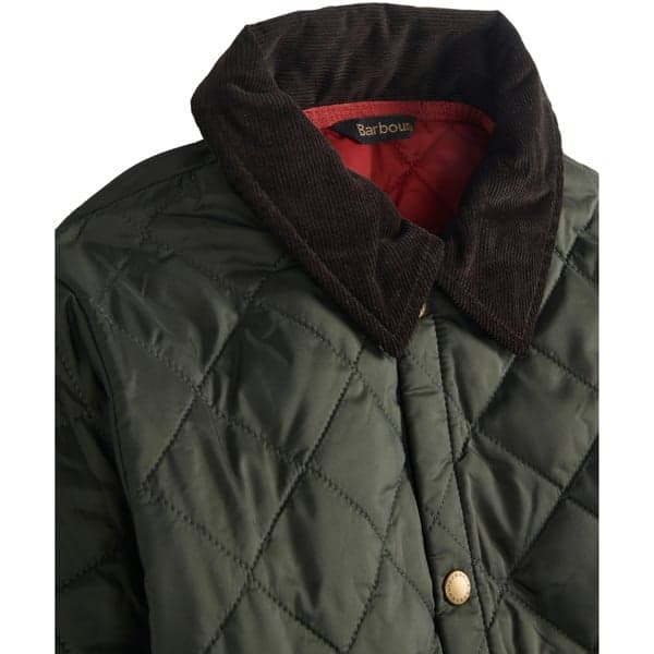 Liddesdale Quilt Kids Dark Olive/Red, view: 4