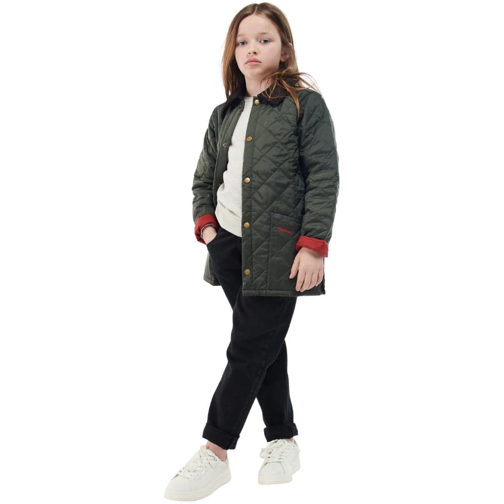 Liddesdale Quilt Kids Dark Olive/Red, view: 8