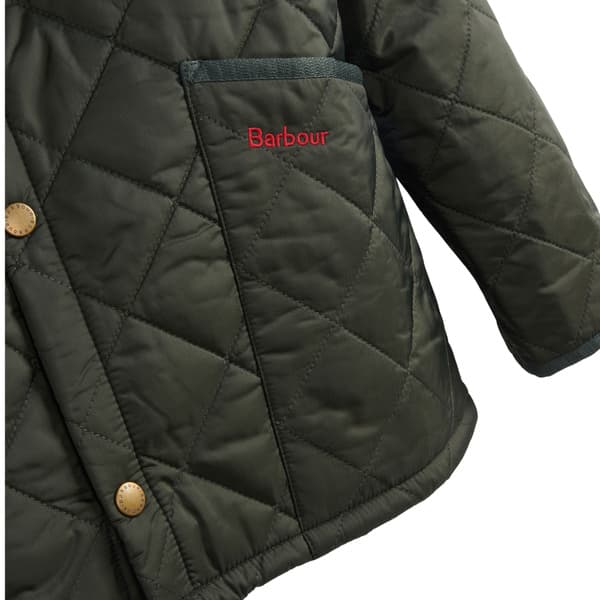 Liddesdale Quilt Kids Dark Olive/Red, view: 5