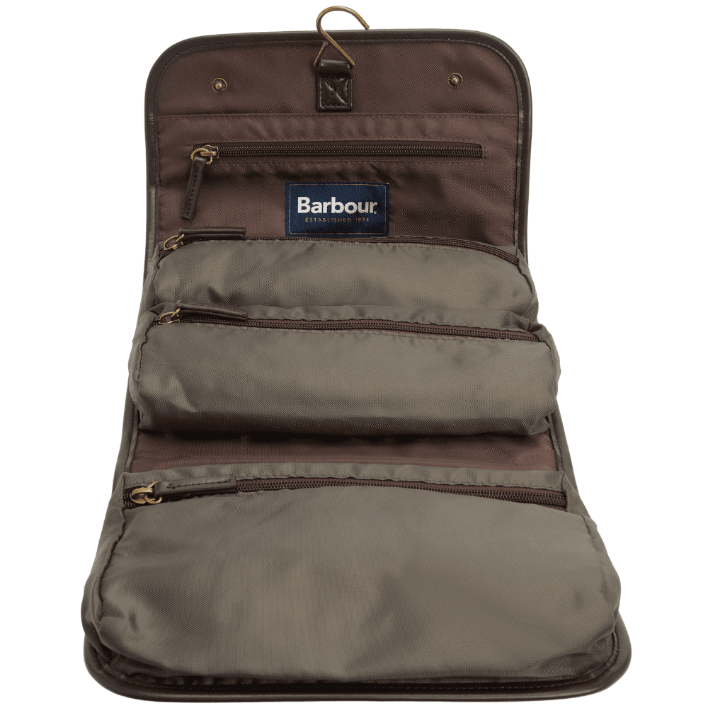 M's Wax Hanging Washbag Olive/Beacon, view: 3