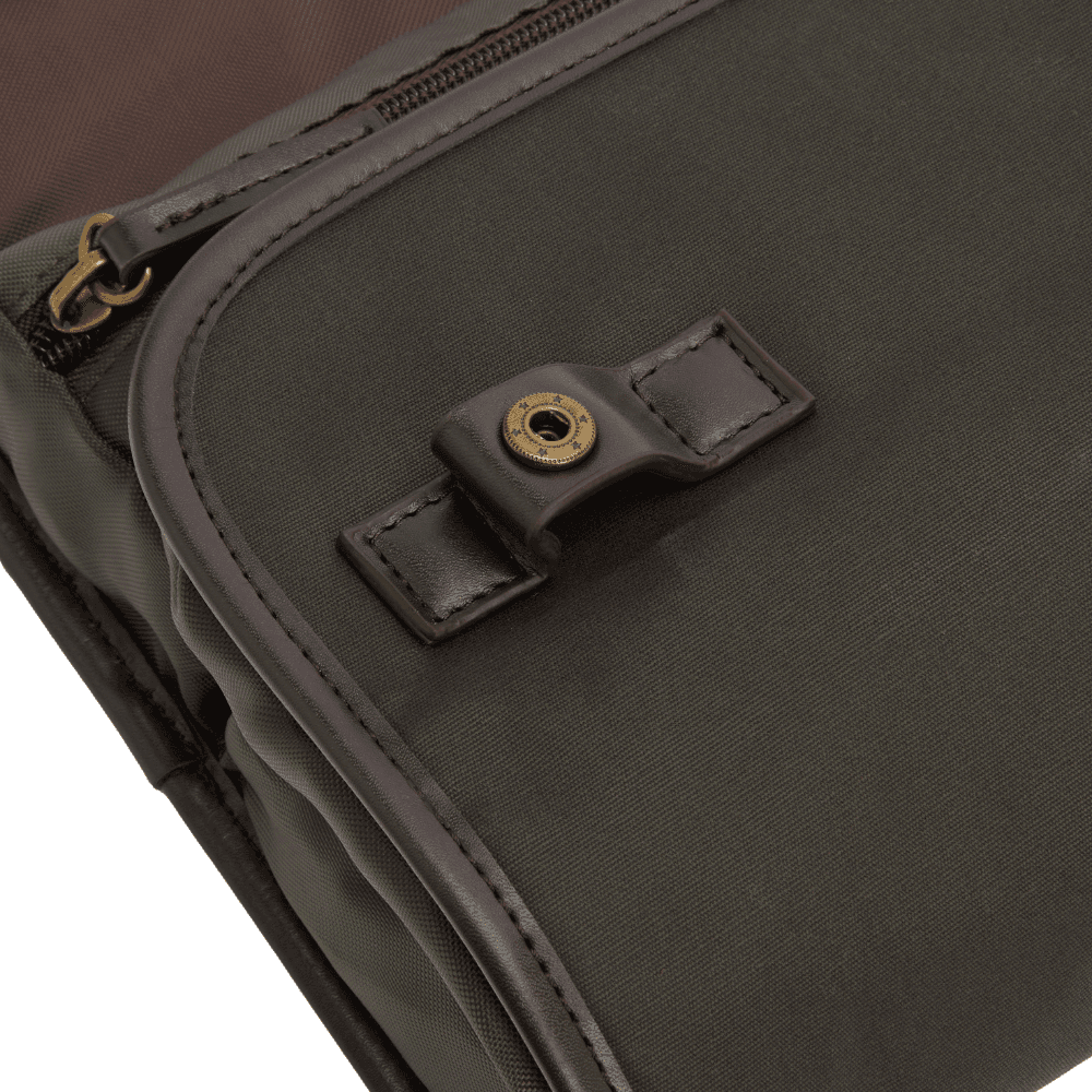 M's Wax Hanging Washbag Olive/Beacon, view: 4