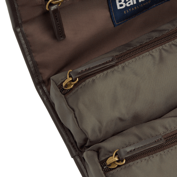 M's Wax Hanging Washbag Olive/Beacon, view: 5