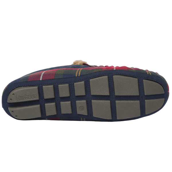M's Monty Moccasin Slipper Winterberry Tartan, view: 2