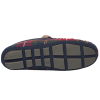 M's Monty Moccasin Slipper Winterberry Tartan - view: 2