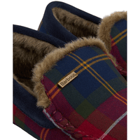 M's Monty Moccasin Slipper Winterberry Tartan - view: 4