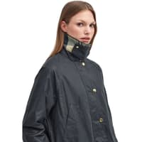 W's Long Beadnell Wax Jacket Sage/Ancient - view: 3