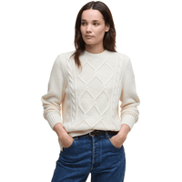 W's Burne Crew Knitted Jumper Ecru - view: 1