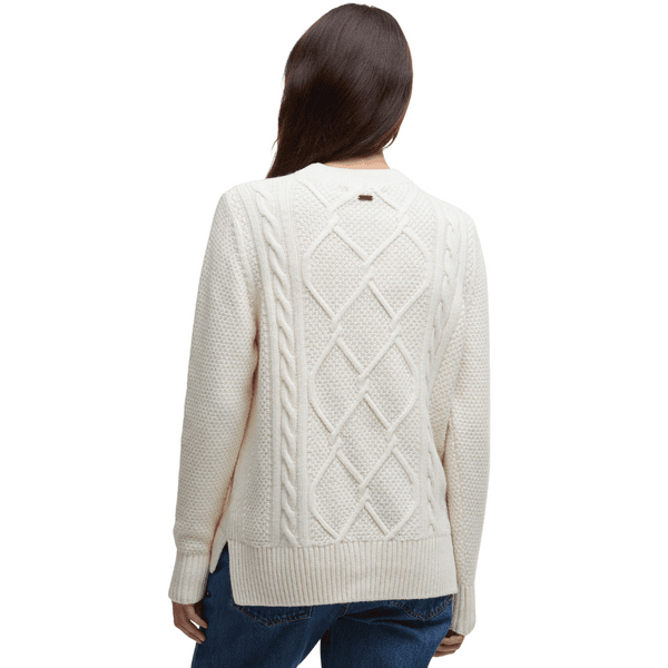 W's Burne Crew Knitted Jumper Ecru, view: 3