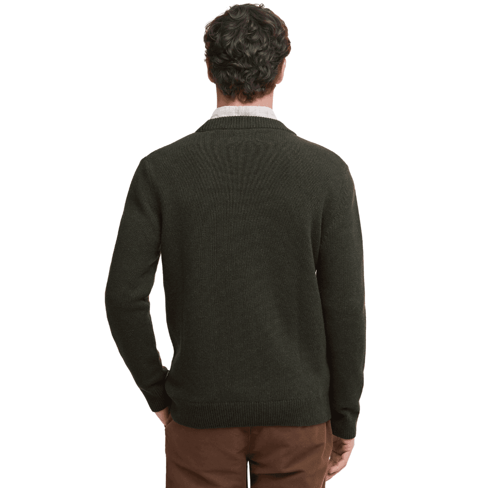 M's Mainland Knitted Cardigan Olive, view: 2