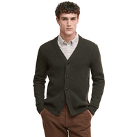 M's Mainland Knitted Cardigan Olive - view: 1