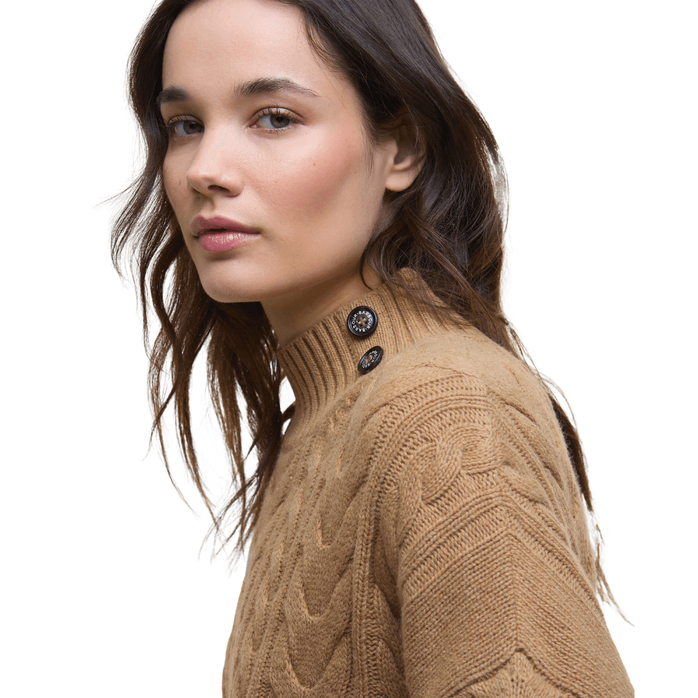 W's Belford Knitted Mini Dress Military Brown, view: 1