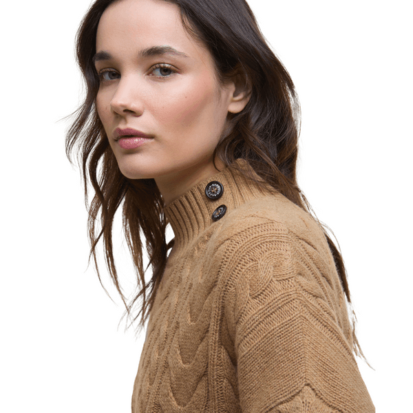 W's Belford Knitted Mini Dress Military Brown, view: 1