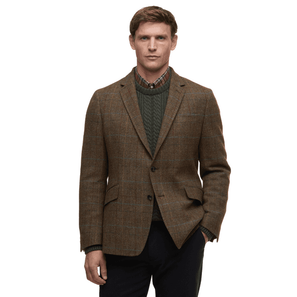 M's Sullivan Moons Check Blazer Brown, view: 1