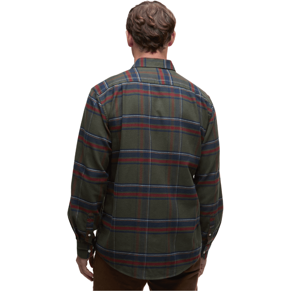 M's Dogwood Regular Checked Shirt Olive, view: 3