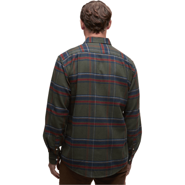 M's Dogwood Regular Checked Shirt Olive, view: 3