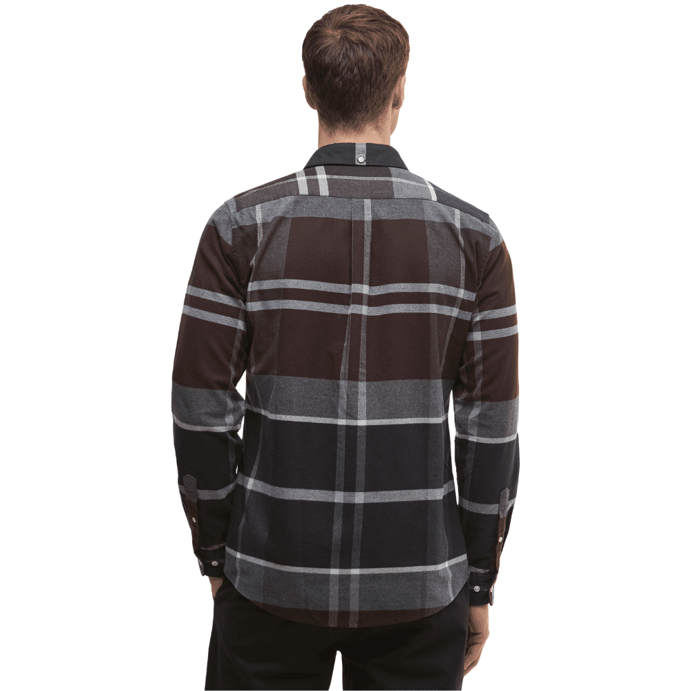 M's Iceloch Tailored Tartan Shirt Midnight Oak Tartan, view: 3