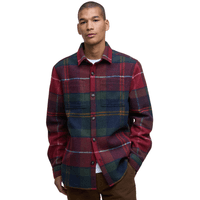 M's Chapter Tailored Check Overshirt Winterberry Tartan - view: 1