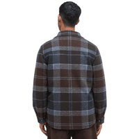 M's Chapter Tailored Check Overshirt Midnight Oak Tartan - view: 2