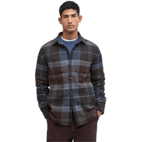 M's Chapter Tailored Check Overshirt Midnight Oak Tartan - view: 1