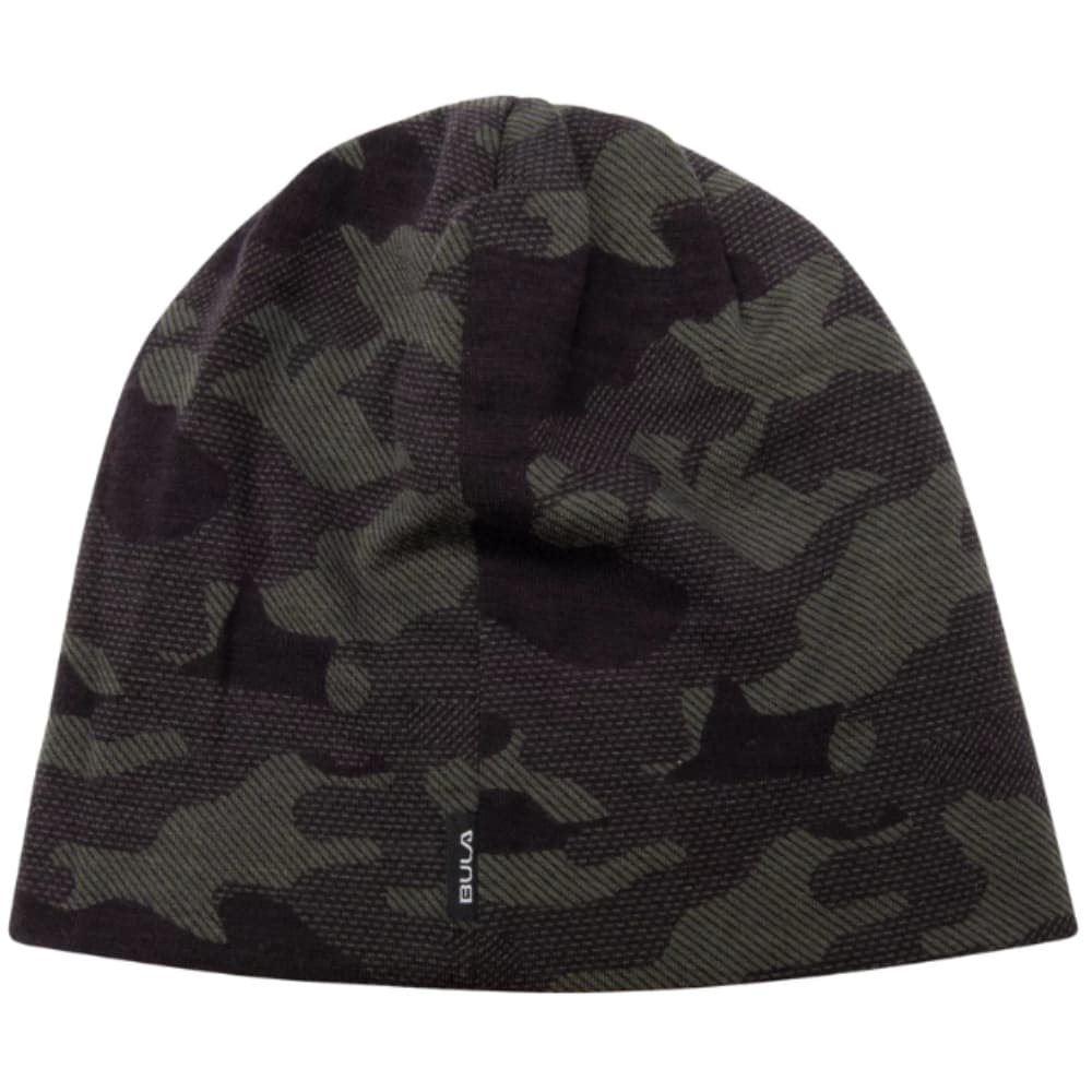 Camo Printed Wool Beanie Junior Dark Olive, view: 1