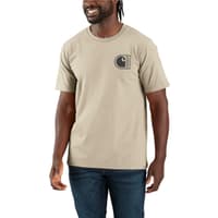 Carhartt M's C Graphic T-Shirt S/S Oat Milk - view: 2