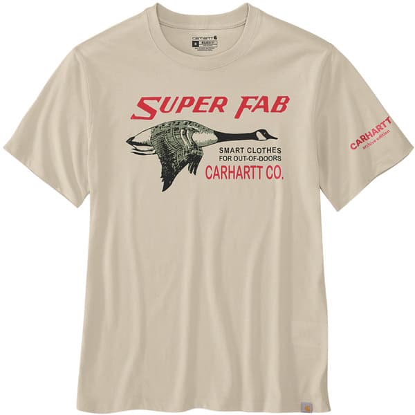 Carhartt M's Lfab Graphic T-Shirt Oat Milk, view: 0