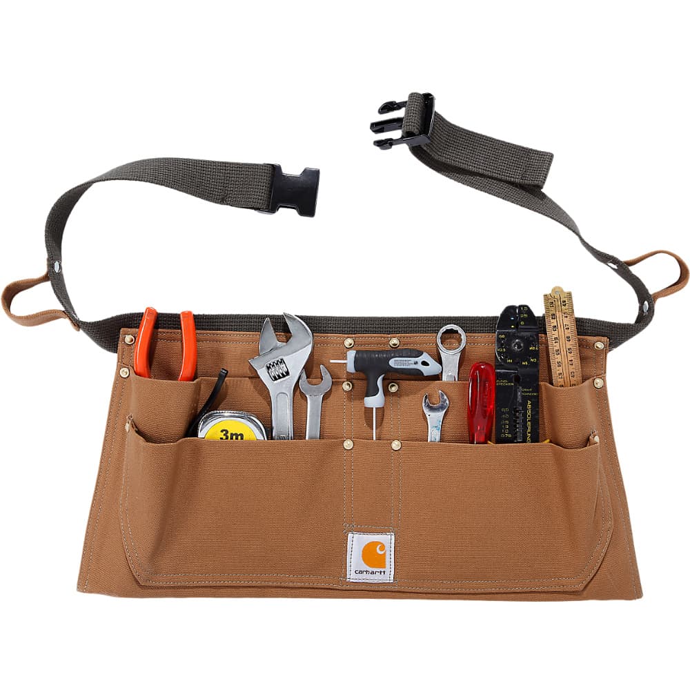 Carhartt M's A09 Firm Duck Half Apron Carhartt® Brown, view: 0