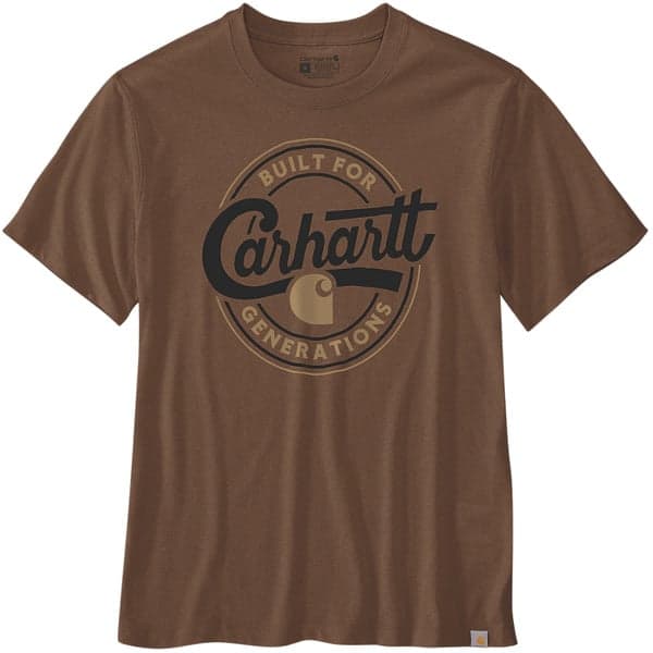 Carhartt M's Script Graphic T-Shirt Red Duck Heather, view: 0