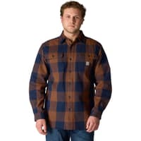 Carhartt M's Long-Sleeve Plaid Shirt Red Duck - view: 2