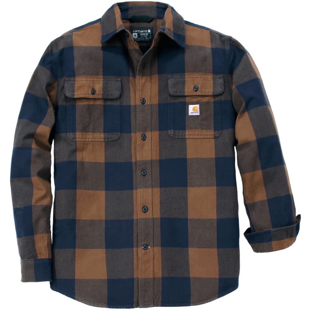 Carhartt M's Long-Sleeve Plaid Shirt Red Duck, view: 0