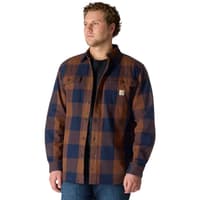 Carhartt M's Long-Sleeve Plaid Shirt Red Duck - view: 3