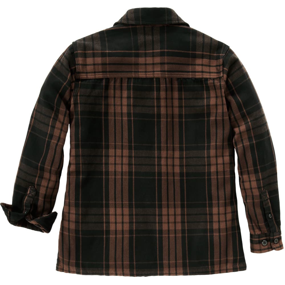 Carhartt W's Loose Fit Twill Plaid Shirt Black, view: 1