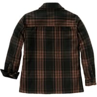 Carhartt W's Loose Fit Twill Plaid Shirt Black - view: 1