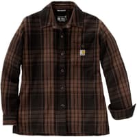 Carhartt W's Loose Fit Twill Plaid Shirt Black - view: 0