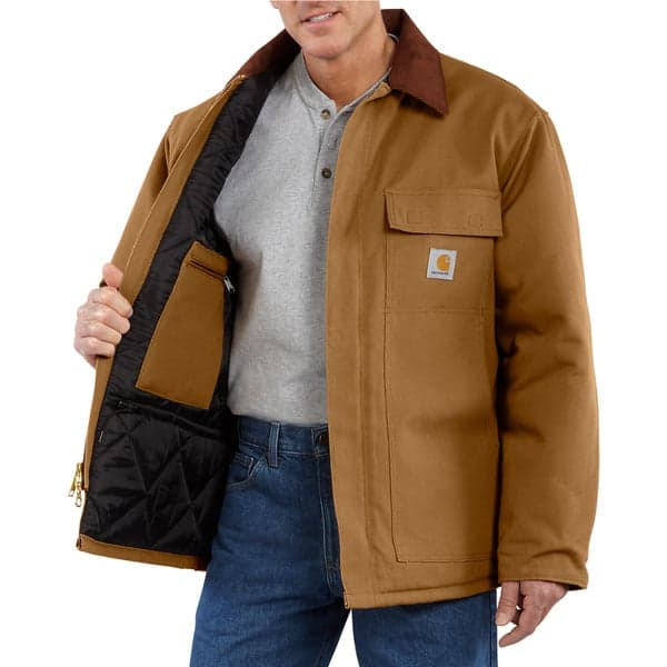 Carhartt M's C003 Insulated Traditional Coat Carhartt® Brown, view: 2
