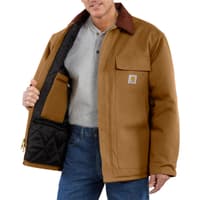 Carhartt M's C003 Insulated Traditional Coat Carhartt® Brown - view: 2