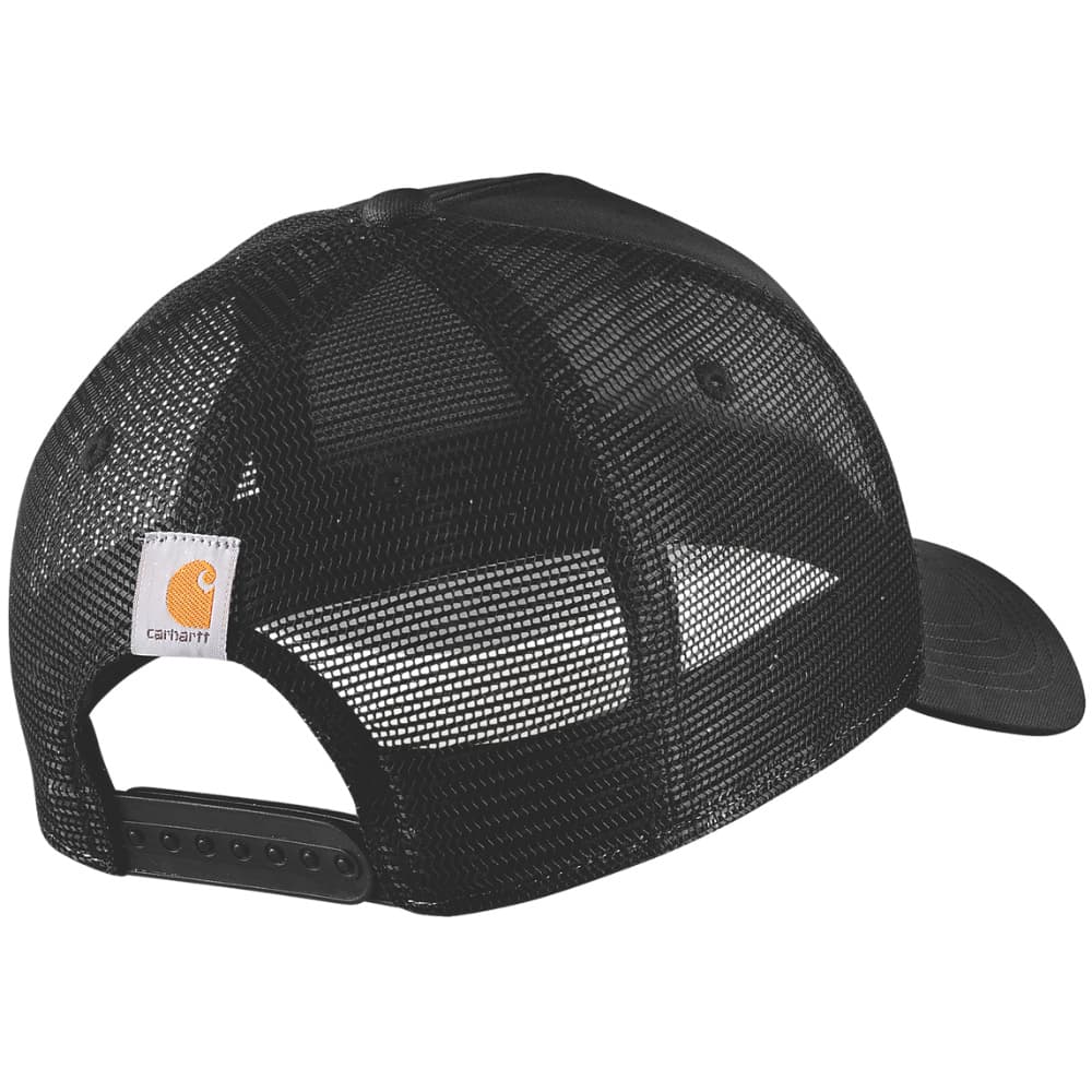 Carhartt M's Twill Mesh-Back Script Patch Cap Black, view: 1