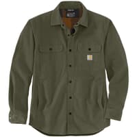 Carhartt M's Canvas Fleece-Lined Shirt Jacket Basil - view: 0