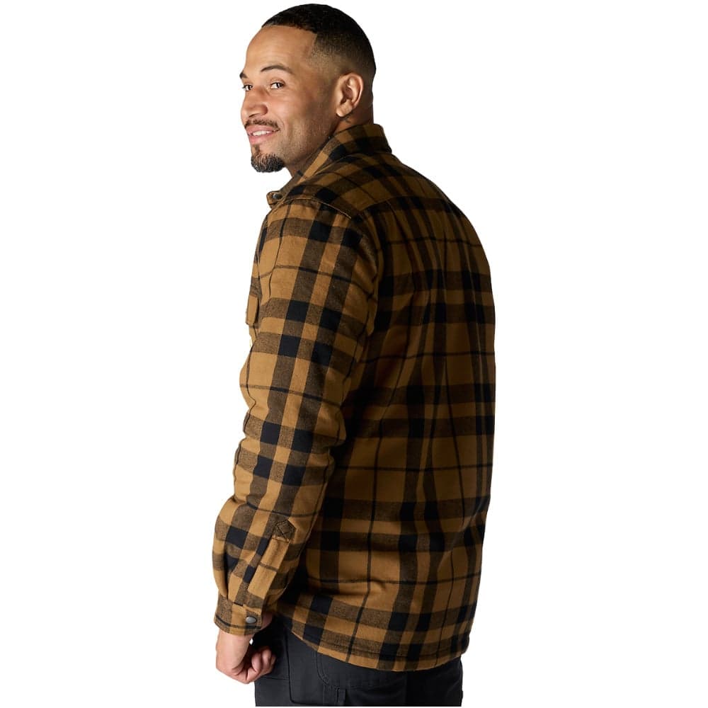 Carhartt M's Flannel Sherpa-Lined Shirt Jacket Carhartt® Brown, view: 3