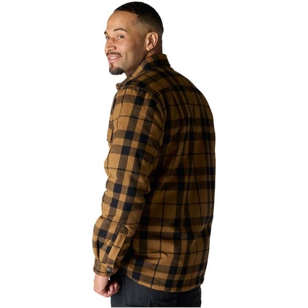 Carhartt M's Flannel Sherpa-Lined Shirt Jacket Carhartt® Brown, view: 3