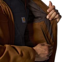 Carhartt M's Washed Duck Insulated Active Jacket Red Duck - view: 3