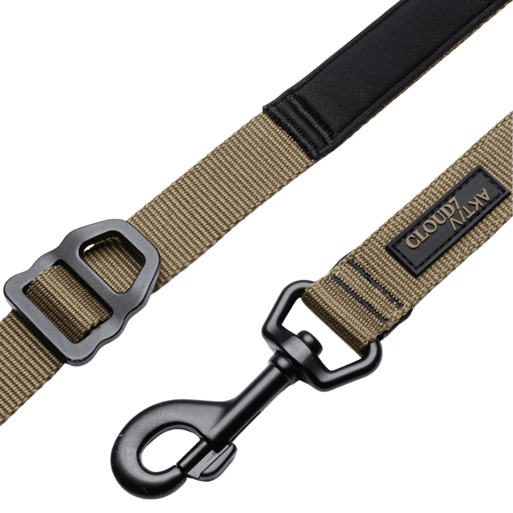 L-1-Hands-Free-Leash L Khaki / Grey, view: 1