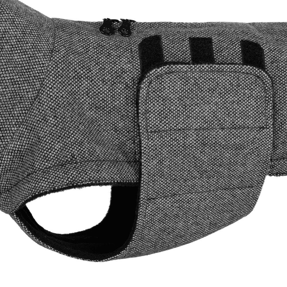 Brooklyn Winter Coat Tweed Dachshund size 3-5 Black, view: 1