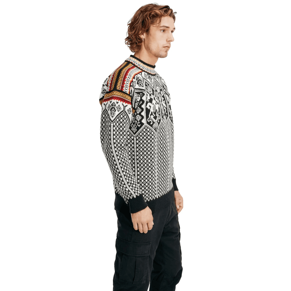 M's 1994 Sweater Black Mustard Offwhite, view: 2