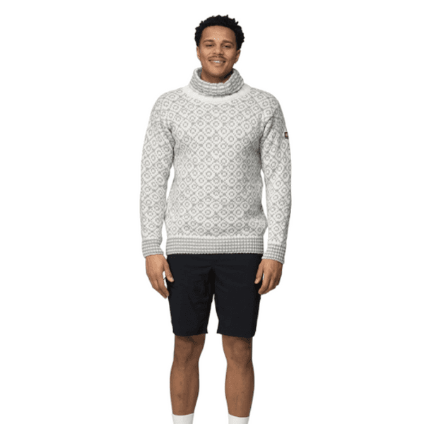 Svalbard Wool High Neck Offwhite/Grey, view: 1