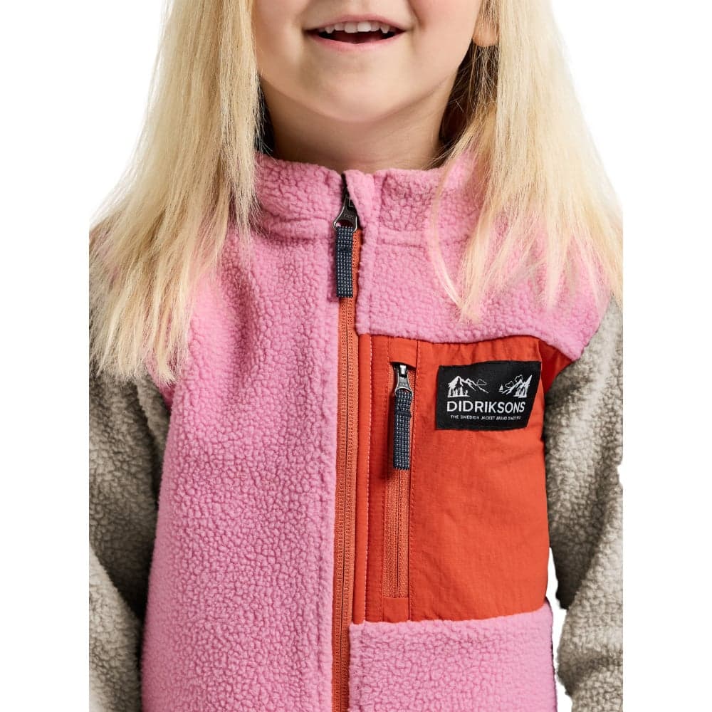 Anten Kids Fullzip Light Heather Pink, view: 3